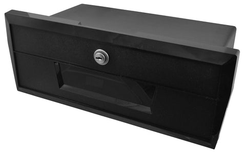 Attwood 2638-1 Standard Lightweight Lockable Replacement Boat Glove Box with Keys, One size