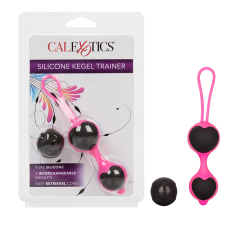 CalExotics Silicone Kegel Trainer Pink Black SE-2931-03-3