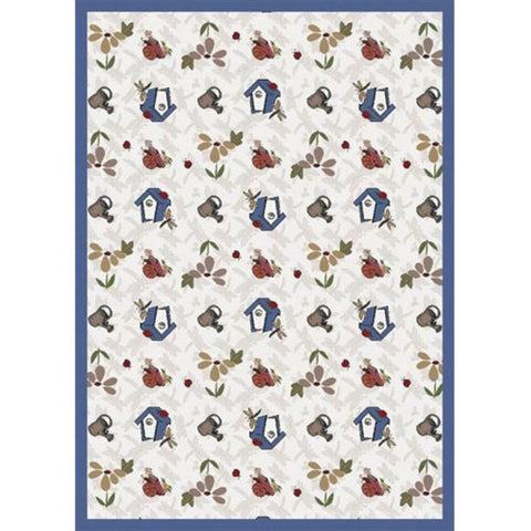 Joy Carpets Flower Garden Whimsical Decorative Area Rug