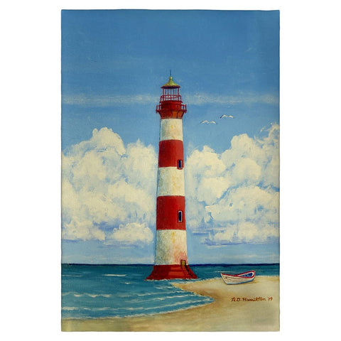 Betsy Drake GT1124 Morris Island Lighthouse SC Guest Towel