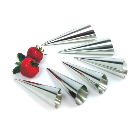 Norpro 3661 Stainless Steel Cream Horn Molds, Set of 6