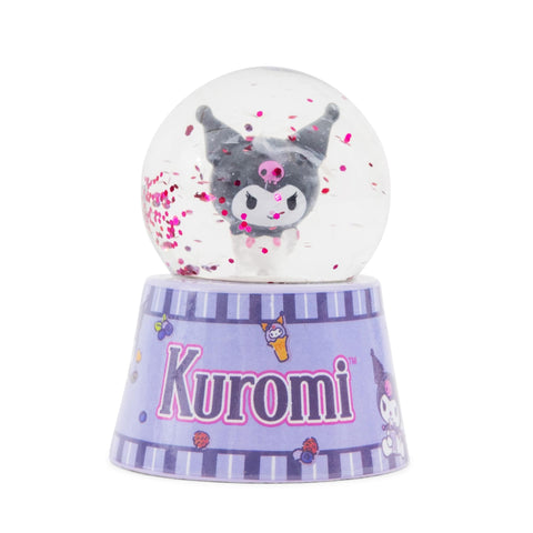 Silver Buffalo Sanrio Hello Kitty and Friends Boxed Light Up Snow Globe Featuring Kuromi, 45mm