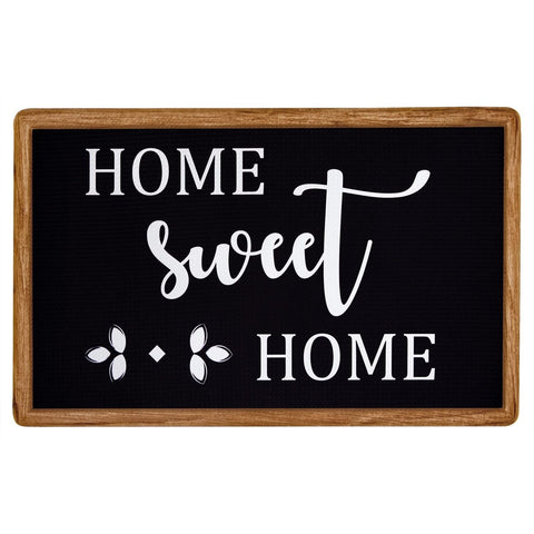 Anti-Fatigue Floor Comfort Mat - 18 x 30 Inch (Farmhouse Black) - Waterproof Non-Slip Rug - Easy to Clean Cushioned Mat for Kitchen, Bathroom, Standing Desk & Office - Achim Home Decor