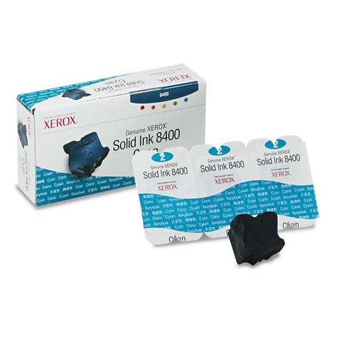 Xerox 108R00605 Ink Cartridge (Cyan,3-Pack)