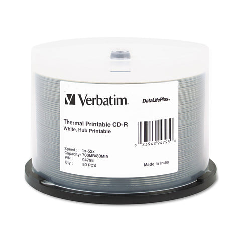 CD-R Disc, 700 MB, 80 min, 52x, PK 50