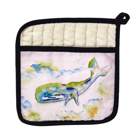 Betsy Drake PT420 Whale Pot Holder