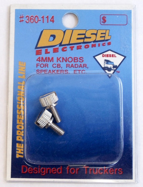 DIESEL UNIVERSAL 4MM METAL REPLACEMENT SIDE KNOB PAIR
