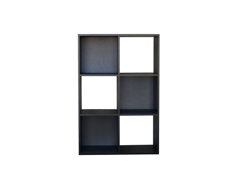 Proman Products Colonial Storage 6-Cell Cabinet, Black