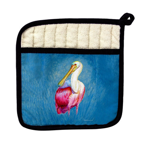 Betsy Drake PT1132 Spoonbill Portrait Pot Holder
