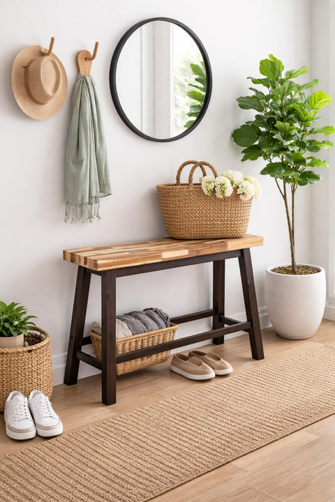 Boraam Sonoma Counter Height Backless Bench - Blended Espresso