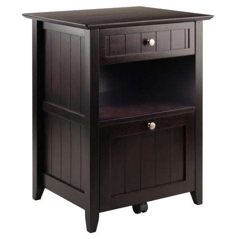 Winsome Burke File Cabinet, Coffee