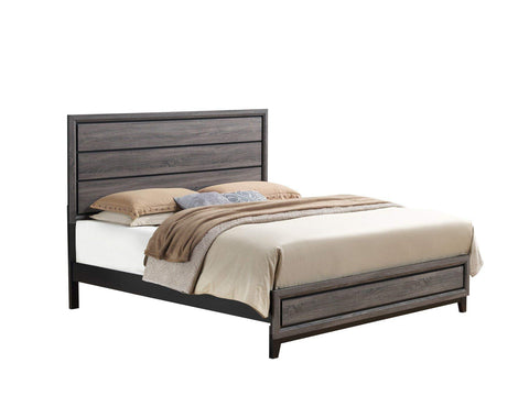 Global Furniture USA QB Kate, Queen Bed, Grey