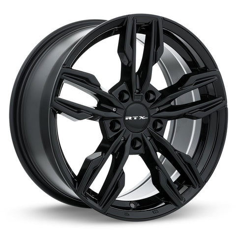 RTX STADE Custom Wheel - 17x8, 35 Offset, 5x120.65 Bolt Pattern, 72.6mm Hub - Black Rim