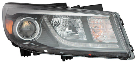 ACK For Kia Sedona 15-18 Headlight Halogen with Day time Running Light with JEWELED LED SX/SXL/Limited Passenger Side CAPA | DOT Certified 92102 A9130 | KI2503182C