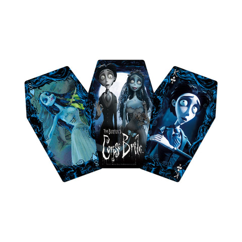 Aquarius Corpse Bride Shaped Premium Playing Cards - Corpse Bride Themed Deck of Cards for Your Favorite Card Games - Officially Licensed Corpse Bride Merchandise & Collectibles
