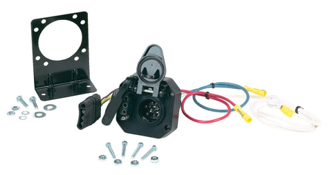 Hopkins Towing Solutions Hopkins 47175 Multi-Tow 4 Flat to 6 Round and 4 Flat Adapter