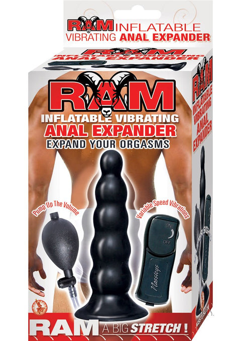 Ram Inflatable Vibe Anal Expander Black