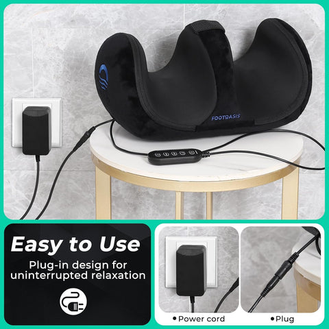 REATHLETE FOOTOASIS Foot Massager Machine with Heat | Foot and Calf Massager | Remote Control | Ultimate Feet Massager for Pain Relief and Circulation Boost | Deep Tissue Massager