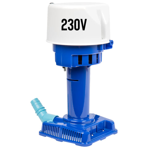 Little Giant CP2-230 1/50 HP, 230 Volt, 502 GPH, Evaporative Cooler Pump with 6-ft. Cord and 3-Prong Plug, Blue, 541015