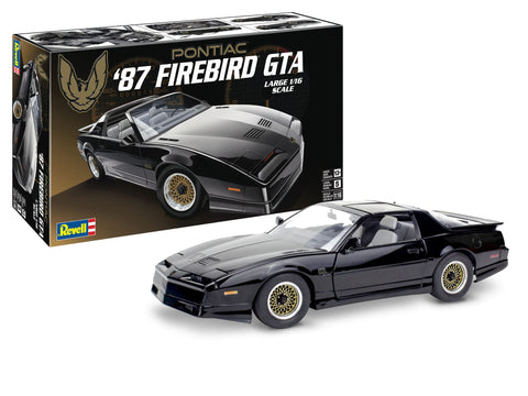 Revell 14535 '87 Pontiac Firebird GTA 1:16 Scale 144-Piece Skill Level 5 Model Car Building Kit
