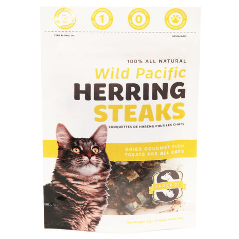 Snack 21 Herring Steaks For Cats