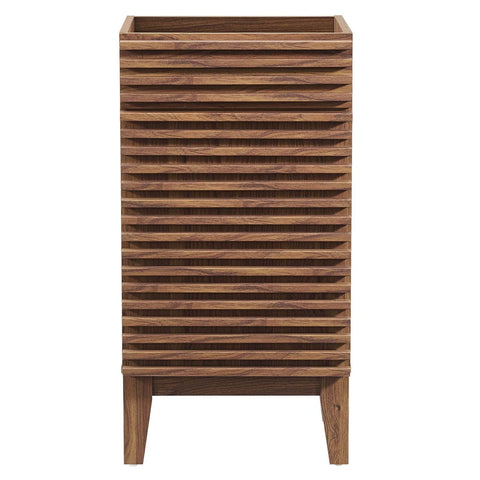 Modway Render 18" Bathroom Vanity in Walnut - Sink Basin Not Included