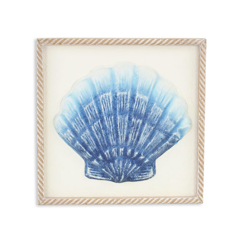 Coralia Sea Shell Metal Relief Wall Art