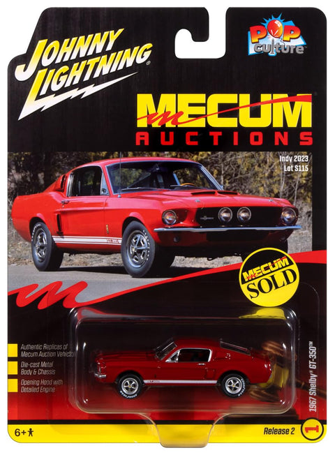 Johnny Lightning - Mecum Auctions 1967 Shelby GT-350 (JLSP393 from JLPC015)
