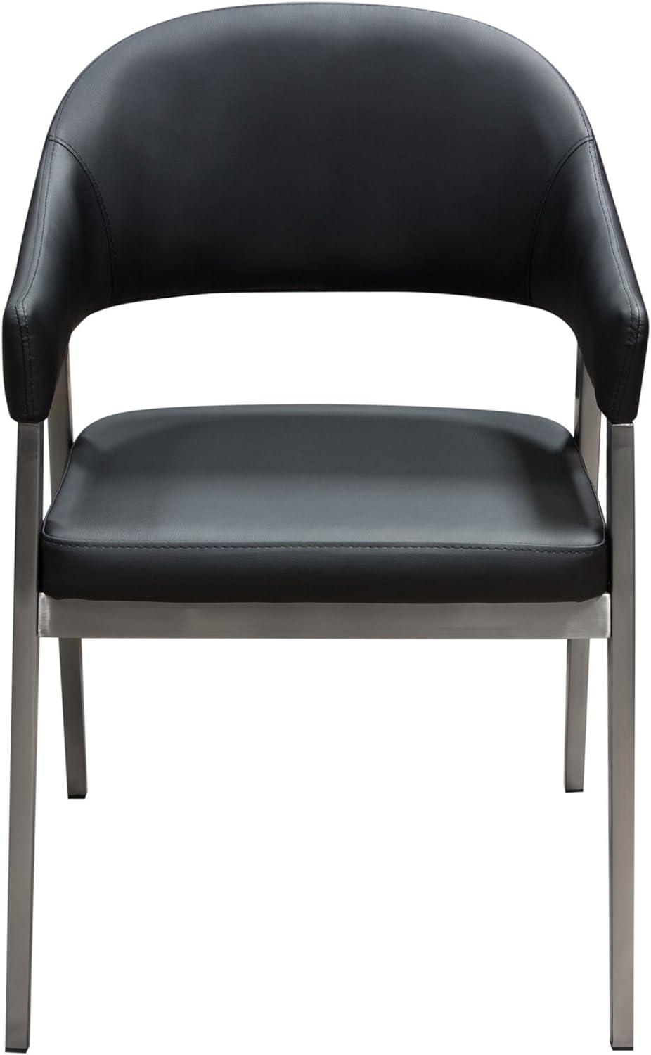 Diamond Sofa Adele Dining Chair in Black - Set of 2