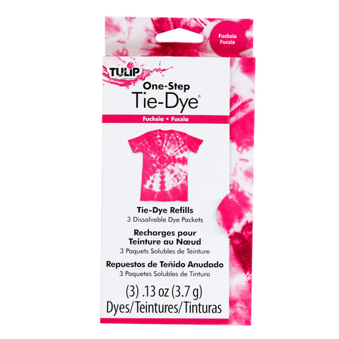 Tulip One-Step Tie-Dye Kit Dye Refill Packs, Fuchsia
