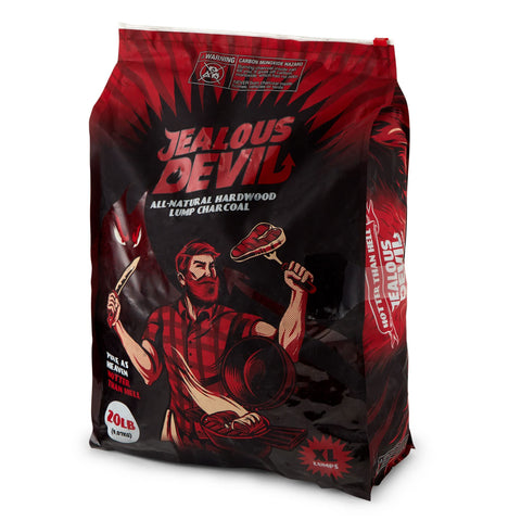 Jealous Devil All Natural Hardwood Lump Charcoal - 20LB