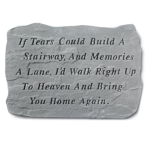 Design Toscano If Tears Could Build A Stairway: Cast Stone Memorial Garden Marker