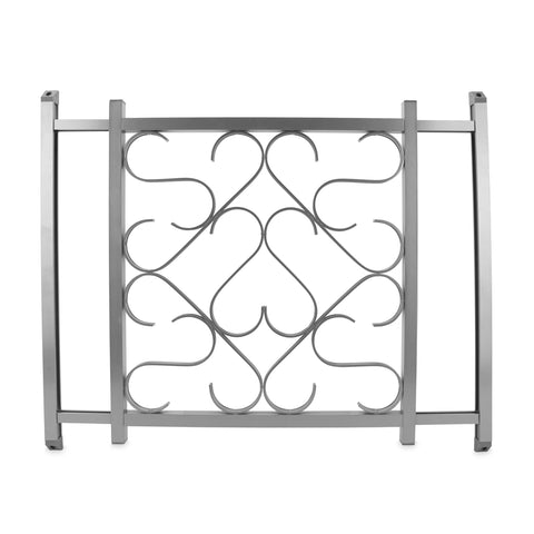 Camco Deluxe Aluminum RV Screen Door Grille - Adds a Sturdy Feel to the RV Door & Provides Protection & Added Security - Adjusts from 20-inches to 32-inches Wide - 43991