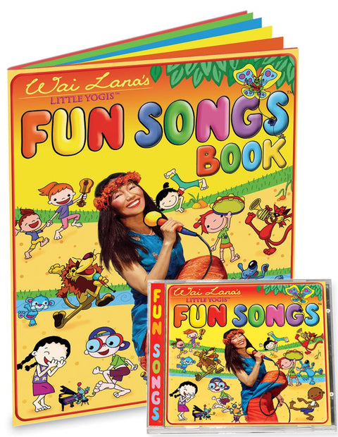 Wai Lana Little Yogis™ Fun Songs CD & Lyrics Book