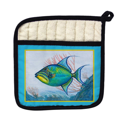 Betsy Drake PT114B Triggerfish Border Pot Holder