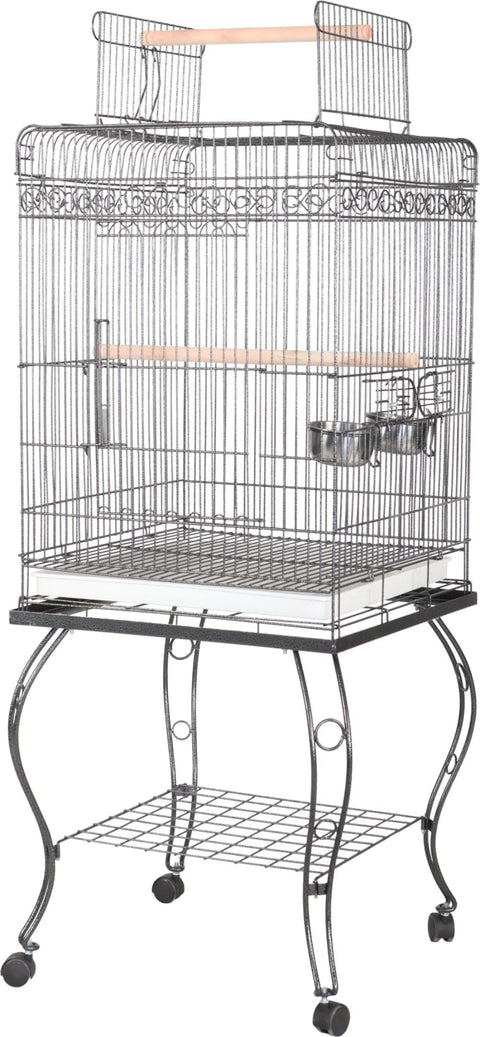 A&E Cage 600H Black Economy Play Top Bird Cage