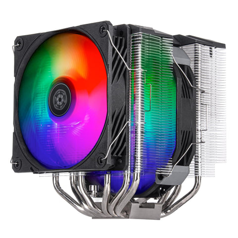 SilverStone Technology Hydrogon D140 ARGB Dual-Tower CPU Cooler, Now with LGA1700 & LGA1851 Support, SST-HYD140-ARGB