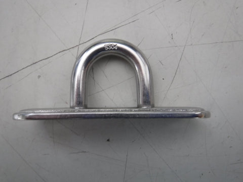 Sea Dog Line Sea Dog 897021 Stainless Oblong Eye Plate 2-3, Silver, 089702-1
