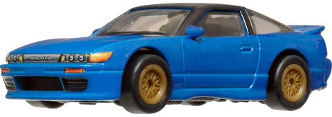 Hot Wheels Premium Car Culture Collectible Toy Car, 1:64 Scale Die-Cast Nissan SilEighty, Modern Classics Vehicle with Real Riders Tires