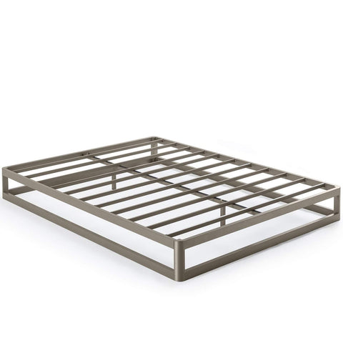Fast Furnishings Full Size Modern Heavy Duty Low Profile Metal Platform Bed Frame