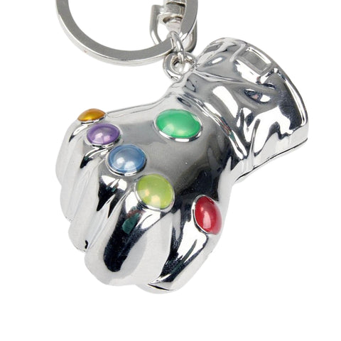 Marvel Thanos Glove Pewter Key Ring Small