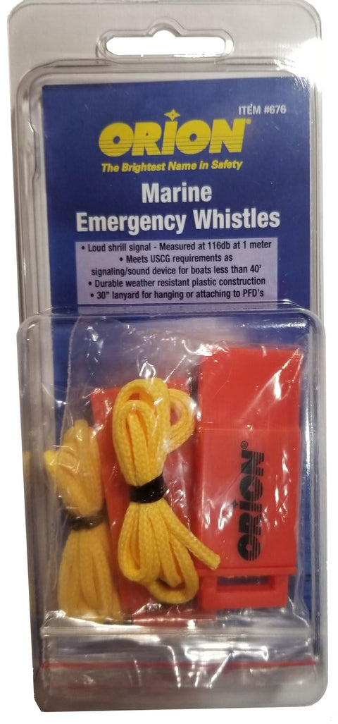 Orion Safety Emergency Whistle W/Lanyard PR