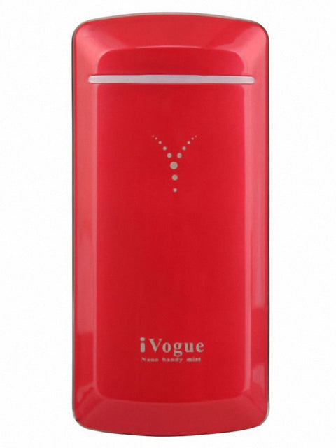 Nano Handy H2O Hydrating Facial Mist Atomizer Skin Revitalizer Refresher, Clear Radiant Moisture Skin in 30 Seconds!, Red