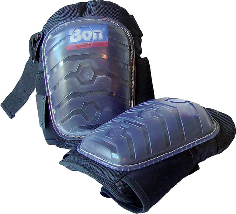 Bon 84-946 Professional Gel Kneepads/GRABBER GEL KNEE PADS with Hard Cap with Heavy Duty Foam Padding and Comfy Gel Cushion, Non-skid, heavy duty cap Strong Adjustable Straps and Easy-Fix Clips