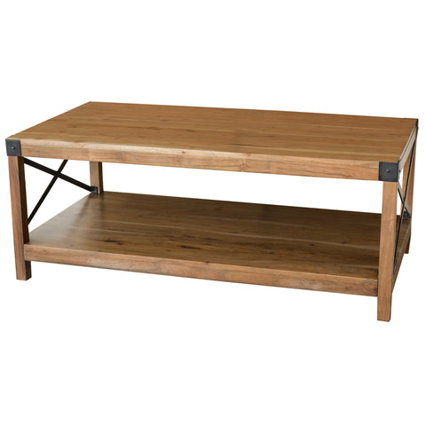 Buffalo Tools AWRCT: Acacia Wood Rustic Coffee Table