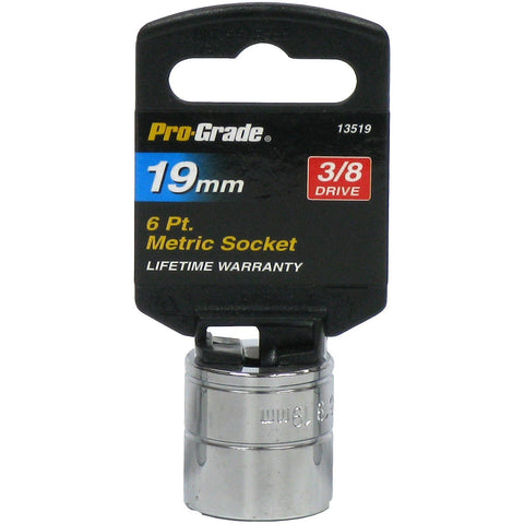 3/8" DR. 6 PT. 19mm SOCKET