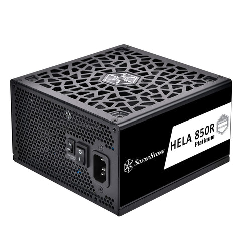 SilverStone Technology HELA 850R Platinum 850W PCIe Gen 5 / ATX 3.1 Power Supply with A+ Noise Rating (18dBA Average), SST-HA850R-PM (Made in Vietnam)