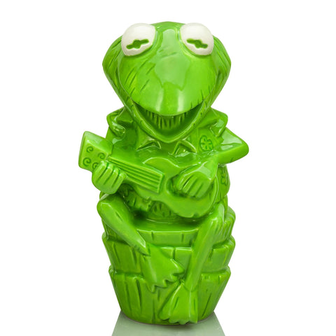 Geeki Tikis The Muppets Kermit the Frog Ceramic Mug | Party Cocktail Tumbler For Liquor and Beverages | Holds 16 Ounces