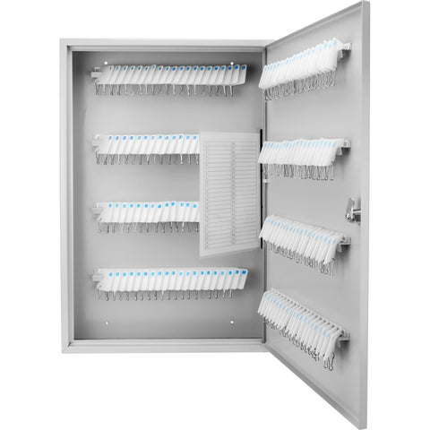 Barska 160-Position Key Cabinet Lock Box with Key Lock – Numbered Hooks & White Tags, Wall Mount Steel Organizer for Home, Office, or Business
