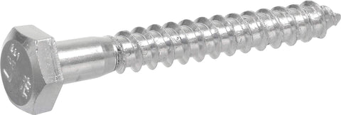 Hillman 230181 Hex Lag Screws, 5/8 X 6-Inch, Zinc, 25-Pack